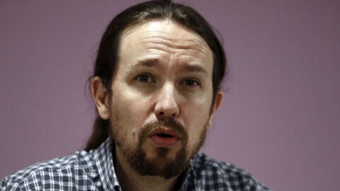 Pablo Iglesias ante los medios