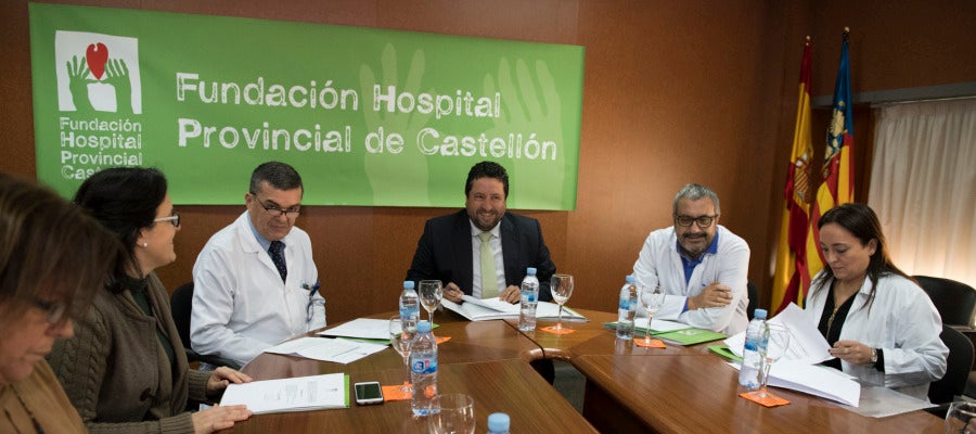 Reunión del Patronato de la Fundación del Hospital Provincial de Castellón.