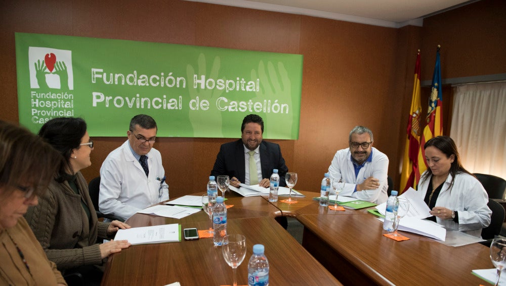 Reunión del Patronato de la Fundación del Hospital Provincial de Castellón.