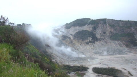 El volc&aacute;n Campi Flegrei