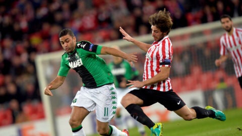 Yeray, en un partido ante el Sassuolo