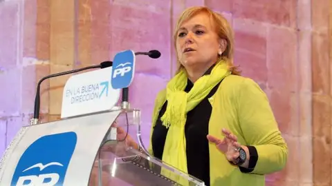 Mercedes Fernández, presidenta del PP de Asturias Mercedes Fernández