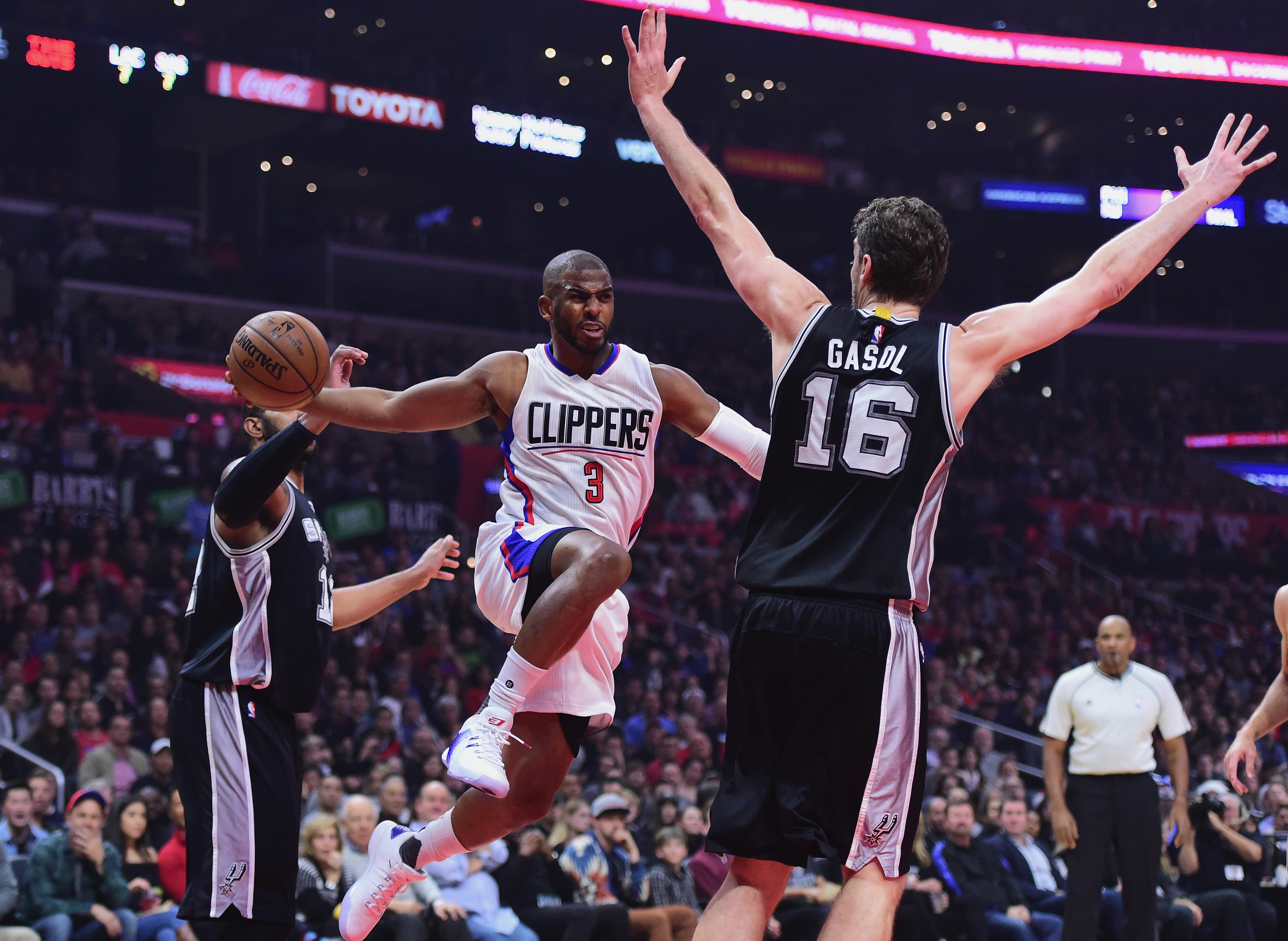 Chris Paul y los Clippers frenan la racha de los Spurs de Pau Gasol Chris Paul y los Clippers frenan la racha de los Spurs de Pau Gasol