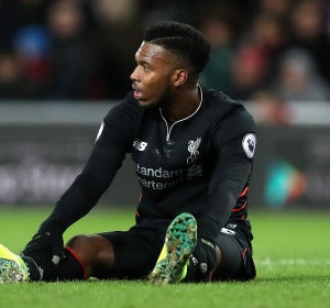 Sturridge durante el partido Sturridge durante el partido