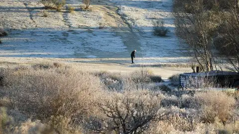 Heladas en el campo Ola de frío en España