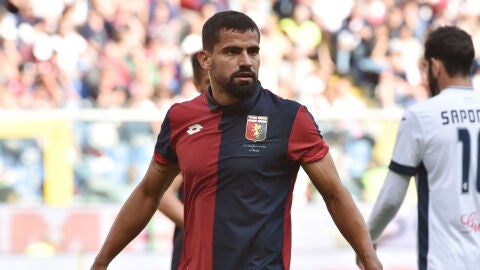 Tom&aacute;s Rinc&oacute;n en un partido con el Genoa