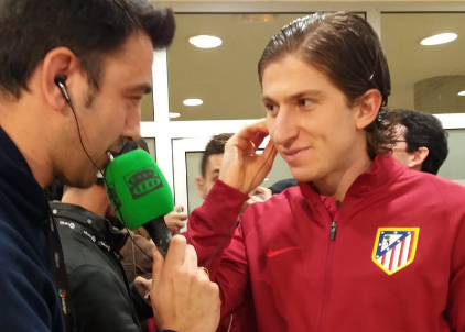Filipe Luis: "Hemos recuperado esa intensidad que le faltaba al Atlético" Filipe Luis: "Hemos recuperado esa intensidad que le faltaba al Atlético"