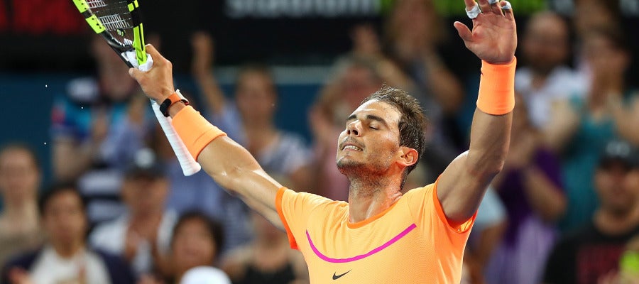 Rafa Nadal, tras debutar con victoria en Brisbane Rafa Nadal, tras debutar con victoria en Brisbane