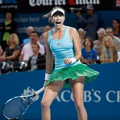 Muguruza, exultante en el torneo de Brisbane Muguruza, exultante en el torneo de Brisbane