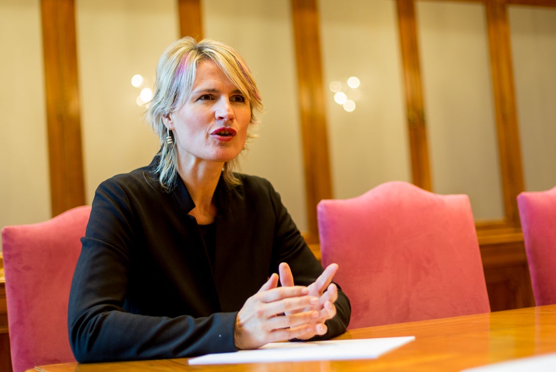 Maitena Ezkutari: "Navarra cumple con las características del tipo de turismo que busca el turista" Maitena Ezkutari: "Navarra cumple con las características del tipo de turismo que busca el turista"