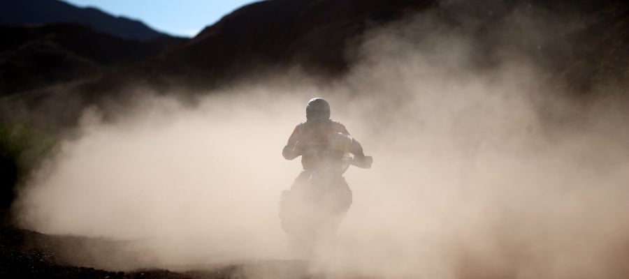 Barreda, en una etapa del Dakar Barreda, en una etapa del Dakar