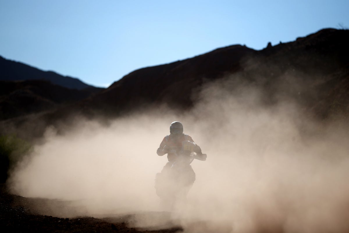 Barreda arrasa en la tercera etapa del Dakar y lidera la general de motos Barreda arrasa en la tercera etapa del Dakar y lidera la general de motos