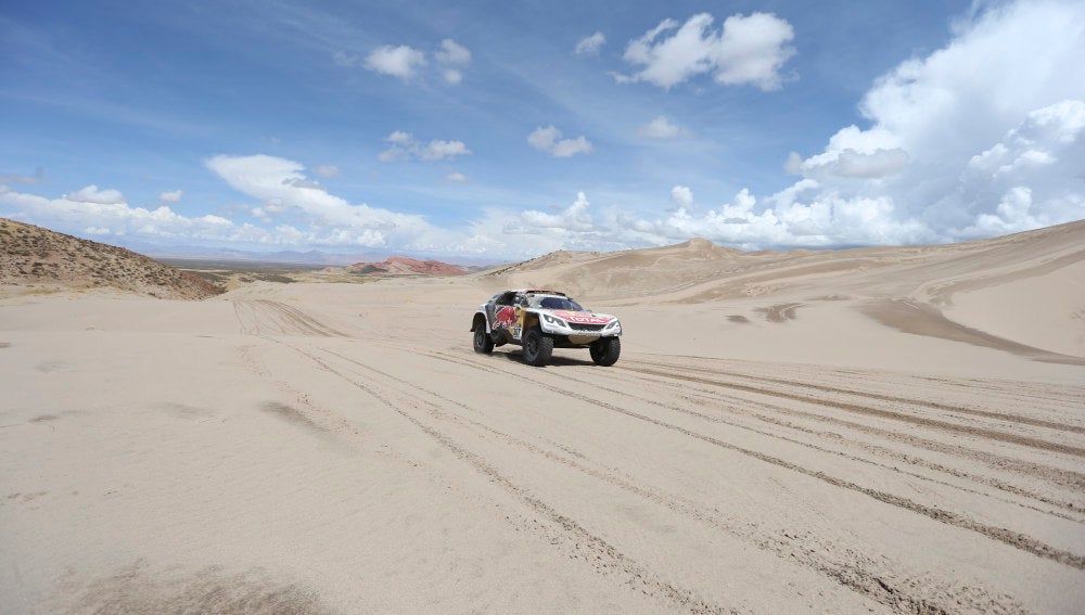 Cyril Despres en la cuarta etapa del Rally Dakar