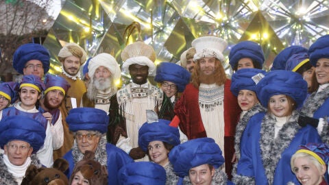 Los Reyes Magos, en la cabalgata de Madrid