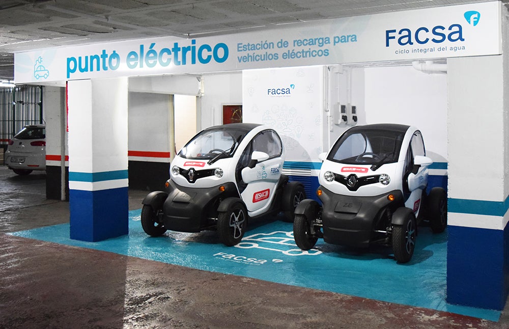 FACSA incorpora un punto de recarga para su flota de vehículos eléctricos FACSA incorpora un punto de recarga para su flota de vehículos eléctricos