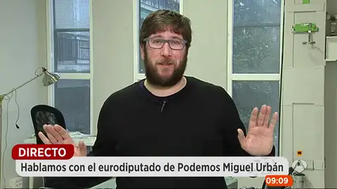 Miguel Urbán en Espejo Público Miguel Urbán en Espejo Público