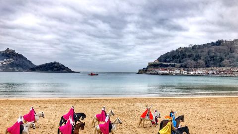 Llegan los Reyes Magos a Donosti 