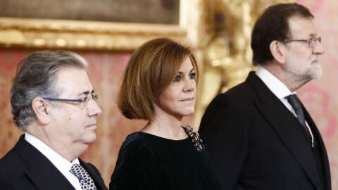 Zoido, Cospedal y Rajoy