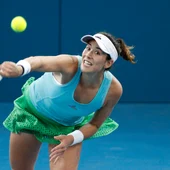 Muguruza en el torneo de Brisbane Muguruza en el torneo de Brisbane