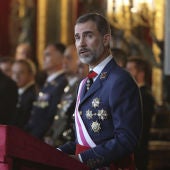 Felipe VI durante la Pascua Militar