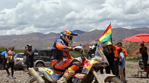 Sunderland durante la etapa del Dakar