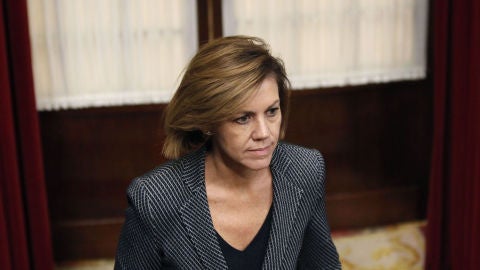 La ministra de Defensa, Mar&iacute;a Dolores de Cospedal