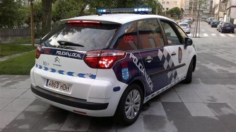 Coche de la Policía Local en A Coruña