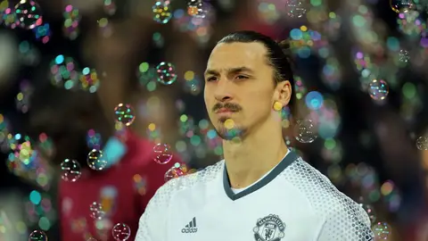 Ibrahimovic, con el United Ibrahimovic, con el United