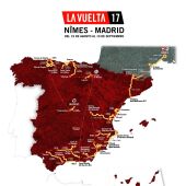 Mapa Vuelta a España 2017