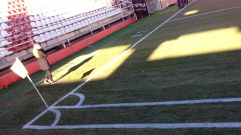El terreno de juego del Rayo Vallecano