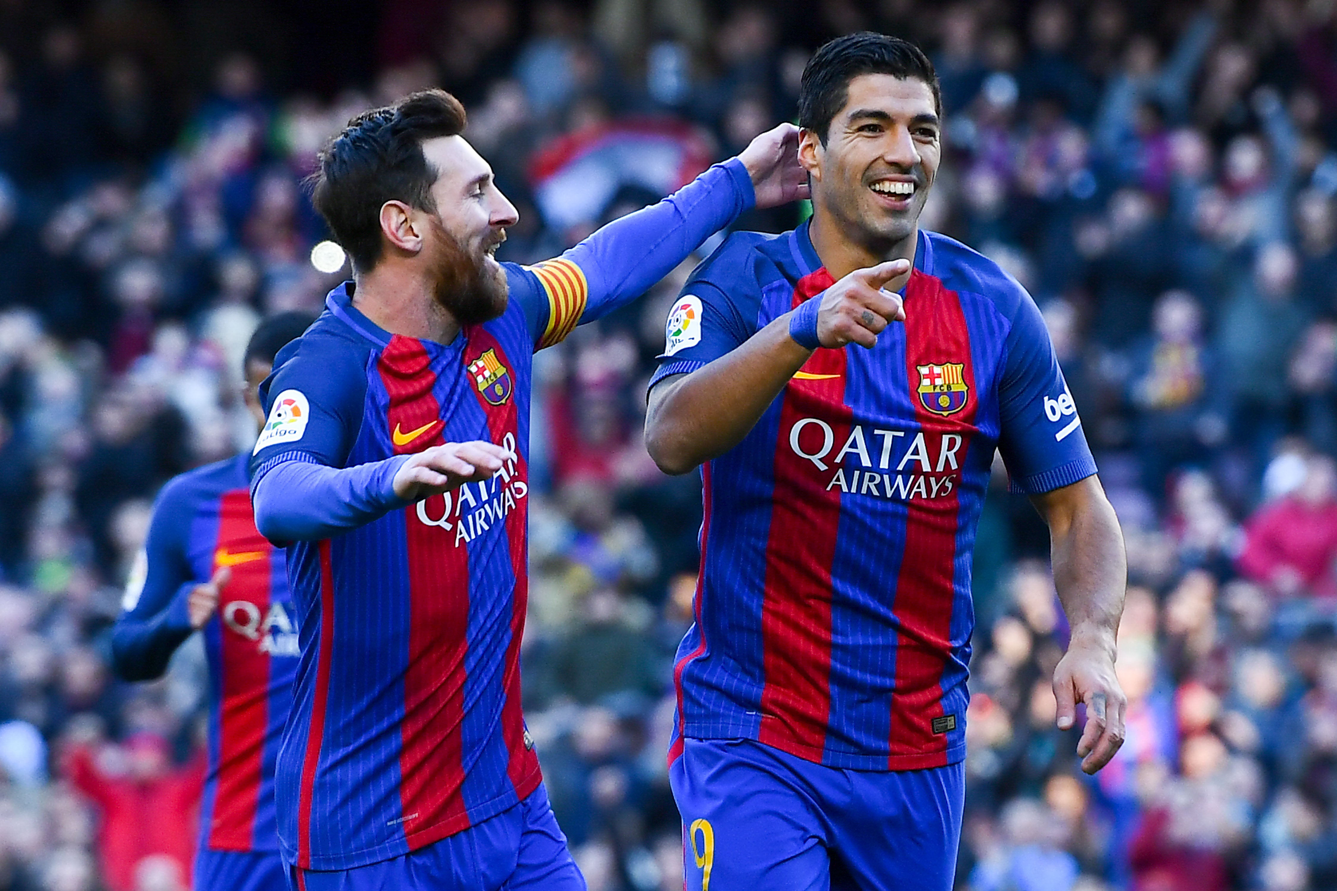 Luis Suárez: "Messi está muy tranquilo, la película la crean los medios" Luis Suárez: "Messi está muy tranquilo, la película la crean los medios"