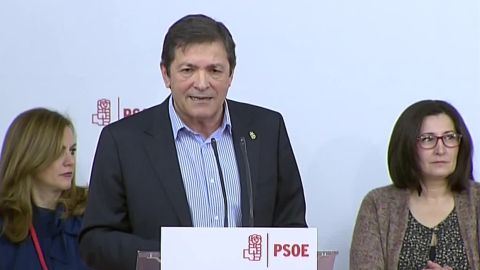 Javier Fern&aacute;ndez durante su intervenci&oacute;n en el Comit&eacute; Federal
