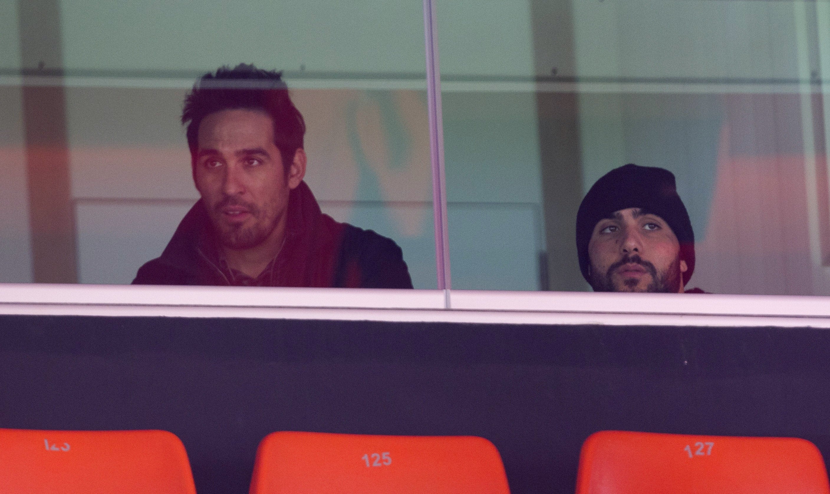 Simone Zaza acude a Mestalla a presenciar el Valencia-Espanyol Simone Zaza acude a Mestalla a presenciar el Valencia-Espanyol