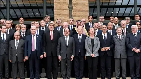 Líderes europeos en la Conferencia de París Líderes europeos en la Conferencia de París