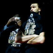 Marc Gasol, junto a Zach Randolph en el día de Martin Luther King Marc Gasol, junto a Zach Randolph en el día de Martin Luther King