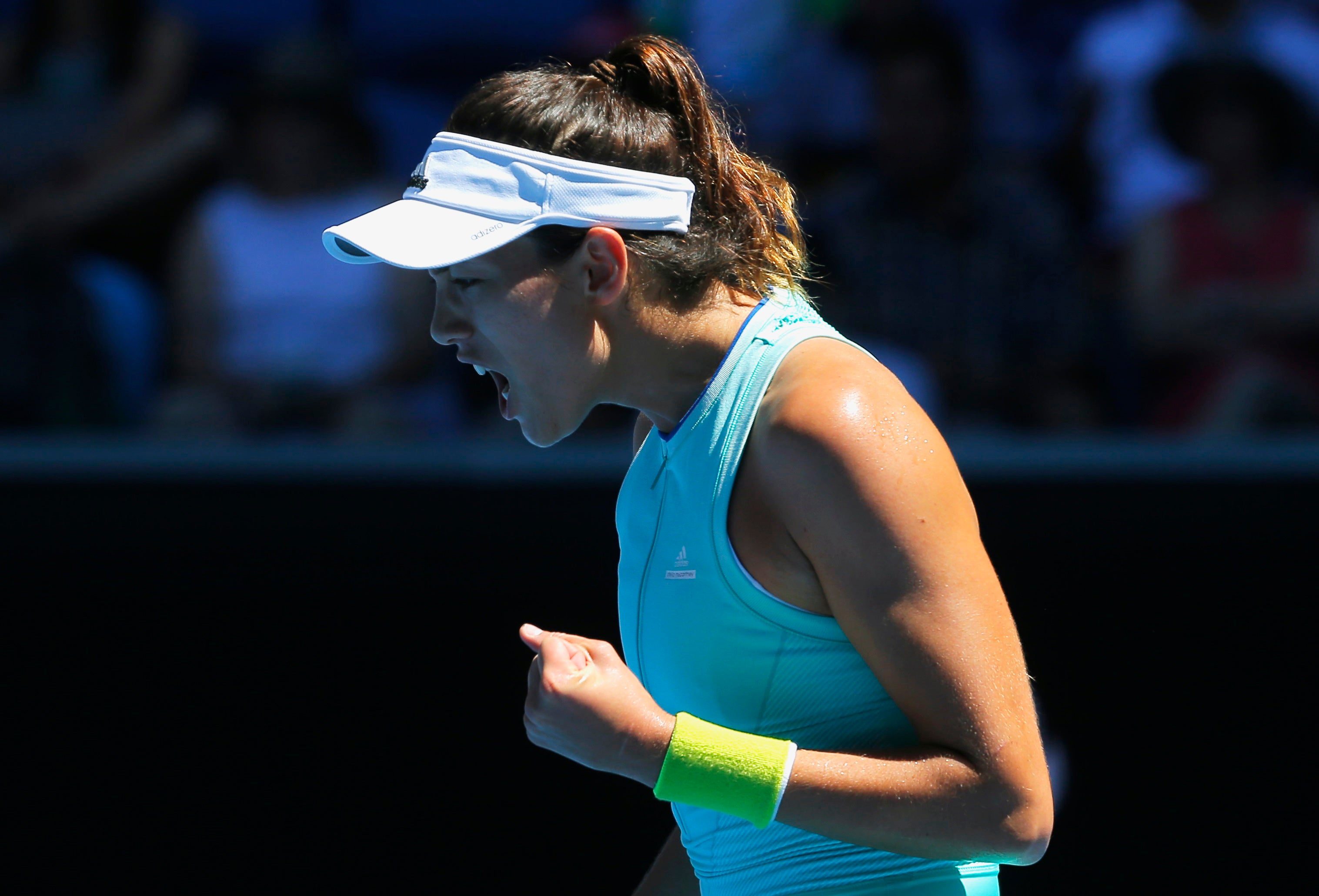 Muguruza supera con sufrimiento la primera ronda del Open de Australia Muguruza supera con sufrimiento la primera ronda del Open de Australia
