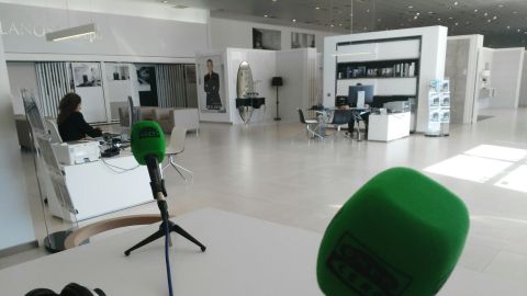 En directo desde la tienda Porcelanosa de Santander