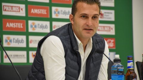 Entrevista al entrenador del Rayo Vallecano, Rub&eacute;n Baraja.