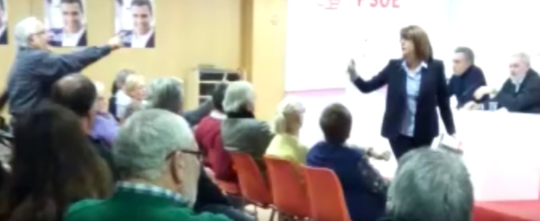 Soraya Rodríguez abandona una reunión local del PSOE entre acusaciones de "traidora" Soraya Rodríguez abandona una reunión local del PSOE entre acusaciones de "traidora"