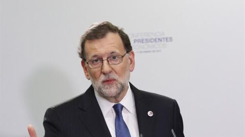 Mariano Rajoy, en la conferencia de presidentes auton&oacute;micos.