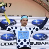 Laurens de Vreese, con el maillot de la montaña en el Tour Down Under Laurens de Vreese, con el maillot de la montaña en el Tour Down Under