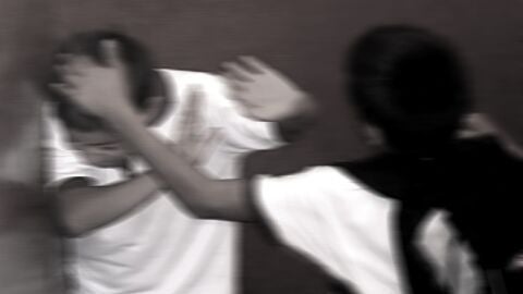 Recreaci&oacute;n de una escena de bullying