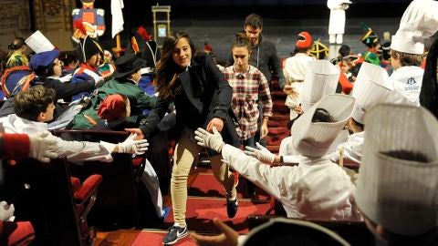 Presentaci&oacute;n de la tamborrada infantil 