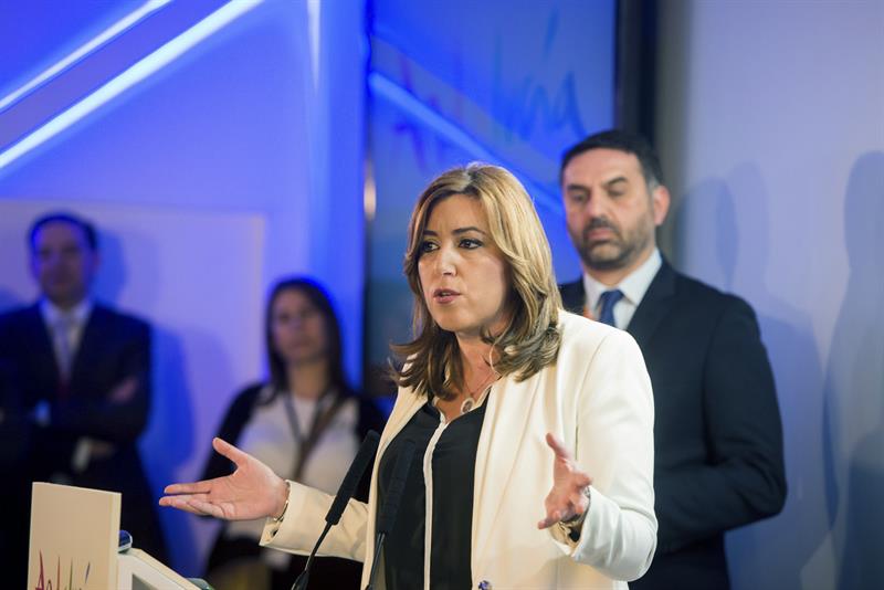 Susana Díaz, sobre la candidatura de Patxi López: "No somos incompatibles" Susana Díaz, sobre la candidatura de Patxi López: "No somos incompatibles"