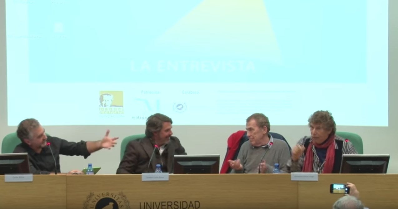 Carlos Alsina, Jesús Quintero y Fernando Sánchez Dragó debaten sobre el papel del entrevistador Carlos Alsina, Jesús Quintero y Fernando Sánchez Dragó debaten sobre el papel del entrevistador