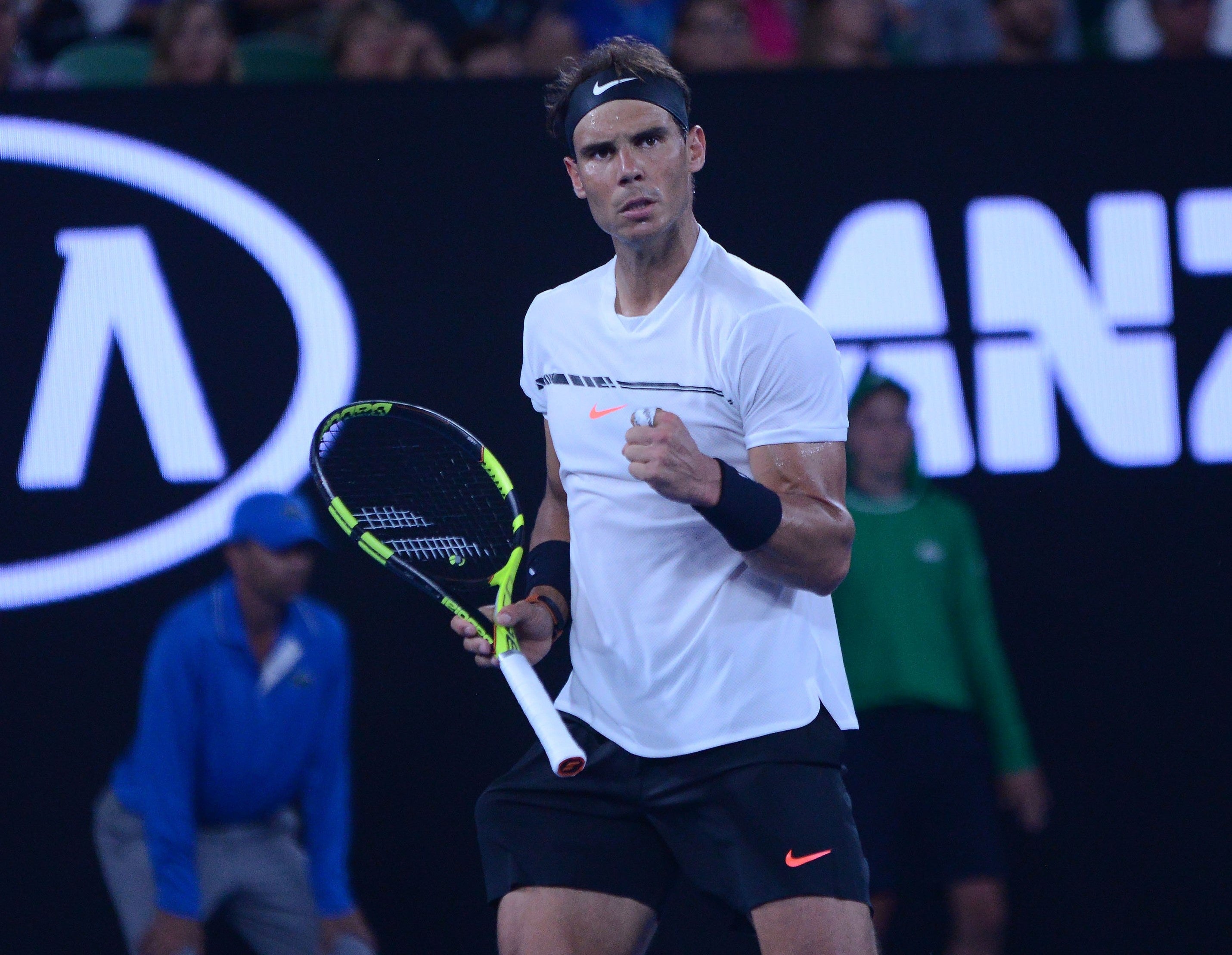 Rafa Nadal: "Raonic es un rival con el que sientes que juegas con mucha presión todo el tiempo" Rafa Nadal: "Raonic es un rival con el que sientes que juegas con mucha presión todo el tiempo"