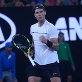 Rafa Nadal celebra un punto en el Open de Australia Rafa Nadal celebra un punto en el Open de Australia