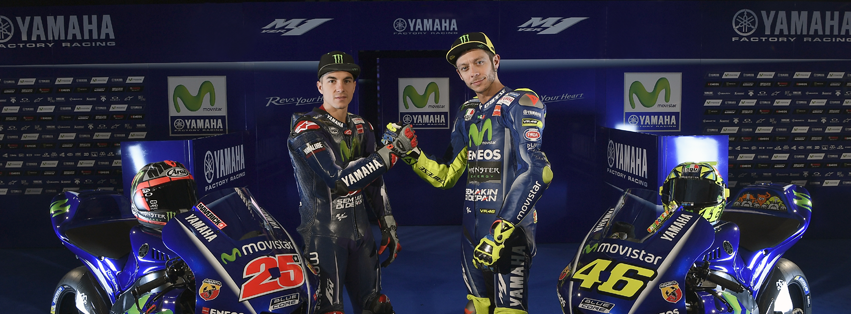Maverick Viñales y Valentino Rossi presentan la nueva Yamaha de 2017 Maverick Viñales y Valentino Rossi presentan la nueva Yamaha de 2017