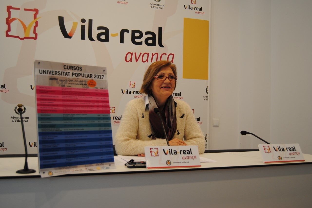 Vila-real programa 34 cursos i tallers per a la 63 i 64 edició de la Universitat Popular. Vila-real programa 34 cursos i tallers per a la 63 i 64 edició de la Universitat Popular.