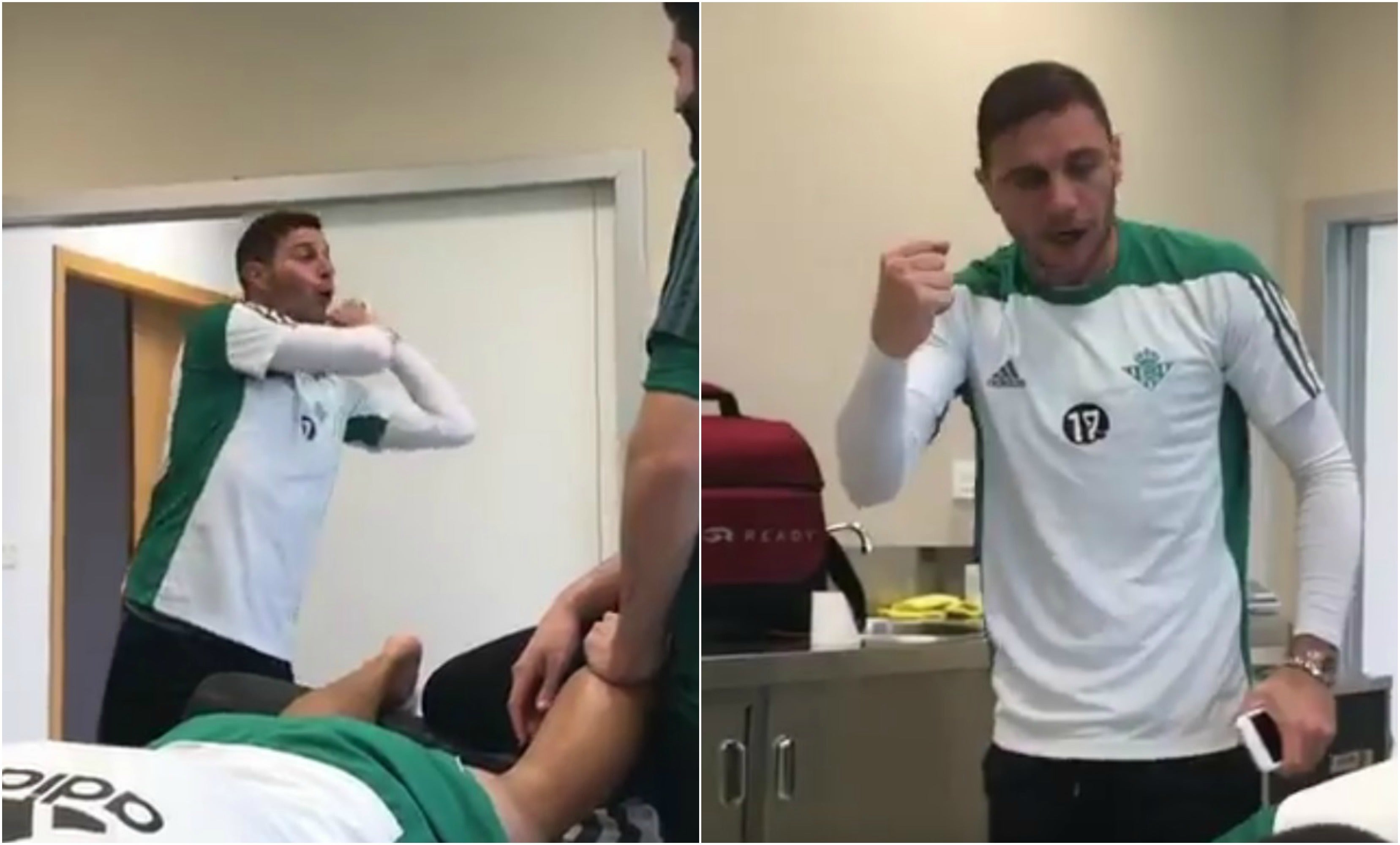 Joaquín se viene arriba: ¡Así imita a Rafa Nadal! Joaquín se viene arriba: ¡Así imita a Rafa Nadal!